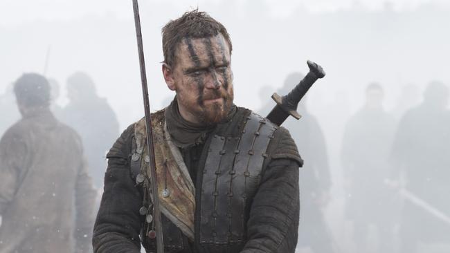 Michael Fassbender in a scene from director Justin Kurzel's film Macbeth.