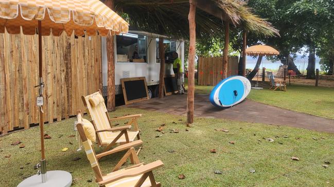 A pop up bar with a view of the jetty has began trading from Dunk Island. Picture: What'SUP Cairns