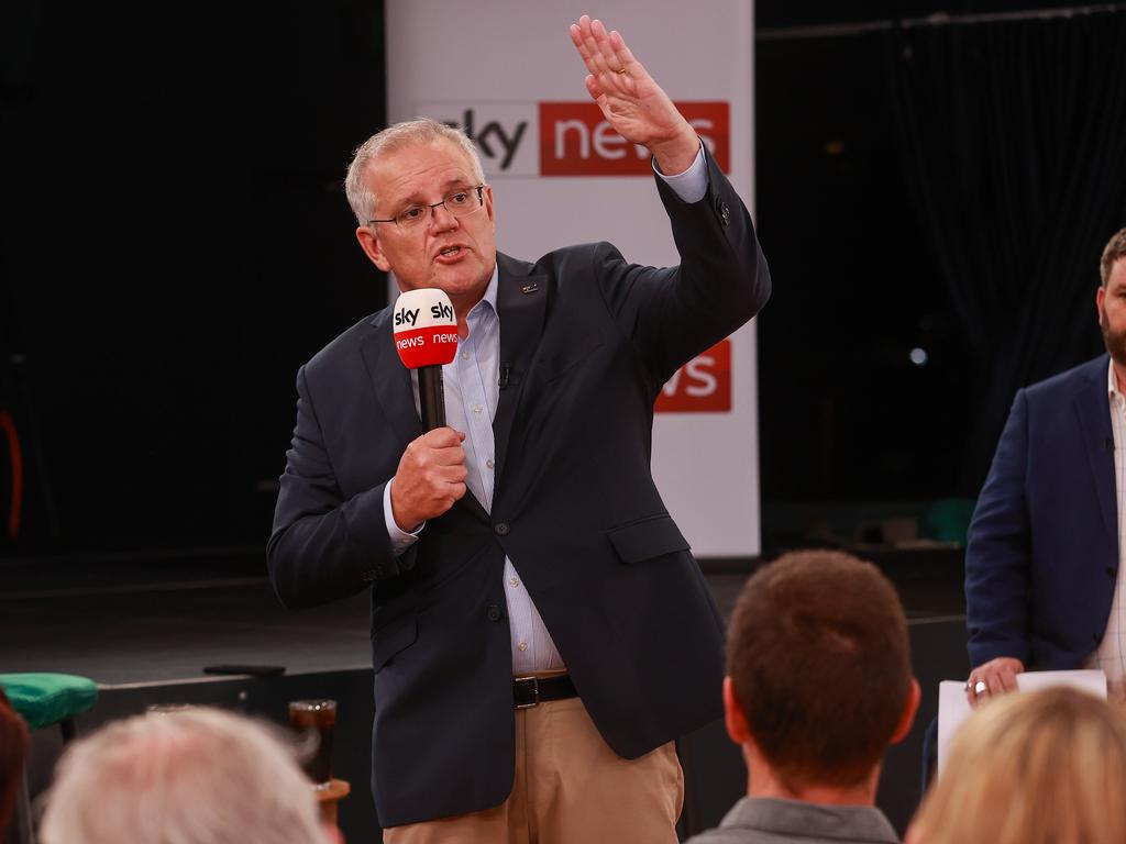 Scott Morrison says he’s not pretending to be anyone else. Picture: Justin Lloyd.