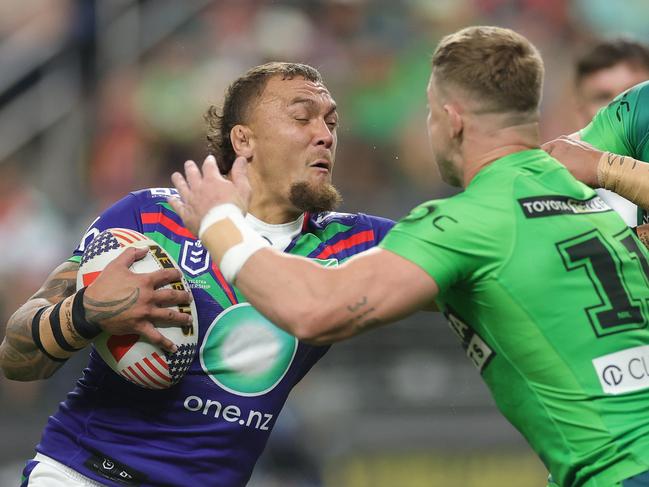 James Fisher-Harris had a quiet first game for the Warriors. Picture: Ezra Shaw/Getty Images