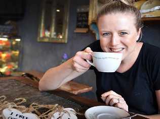 PAS IT ON: Cafe owner Sharla Watson has had a great response to 'suspended coffees.'. Picture: Renee Albrecht