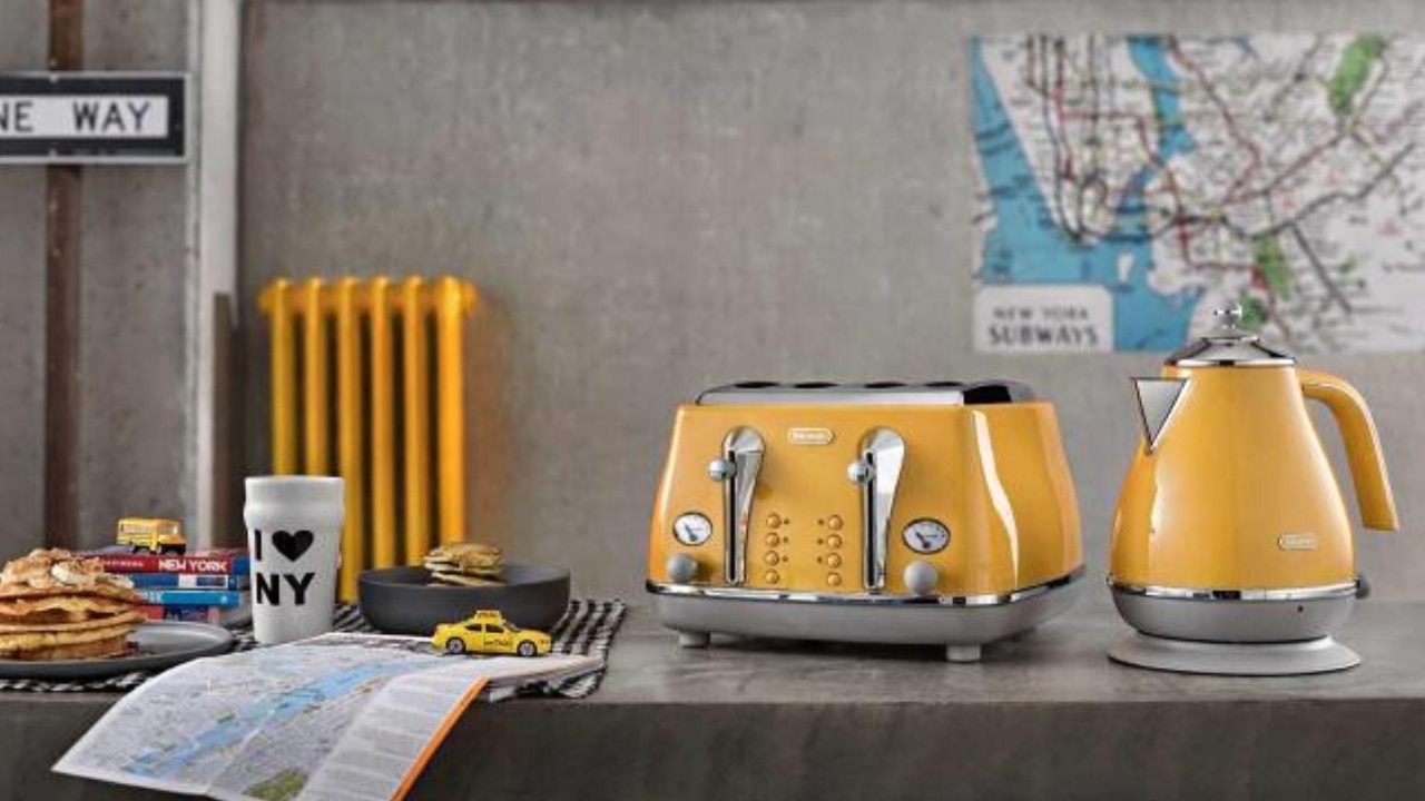 Canary Yellow Two-Slice Toaster