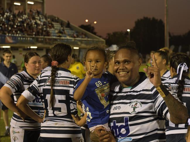 Darwin Brothers win the Womens NRLNT Grand Final 2022. Picture: (A)manda Parkinson