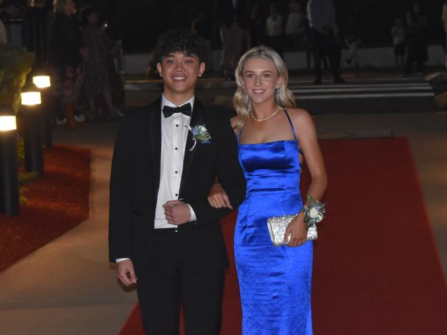 Gerald Fernandez and Madi Harland at Assumption College Warwick formal