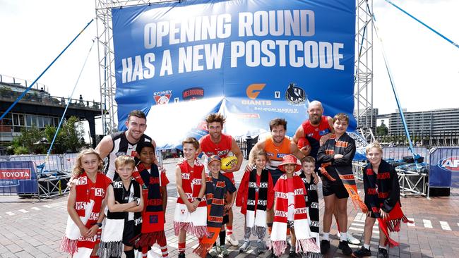 The AFL’s Opening Round has a new postcode, according to the league’s slogan. (Photo by Michael Willson/AFL Photos via Getty Images)