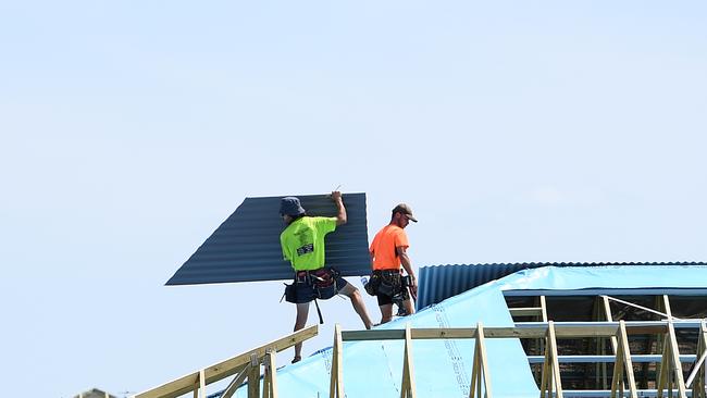 A Port Stephens construction site has closed. Generic image. Picture: Dan Himbrechts.