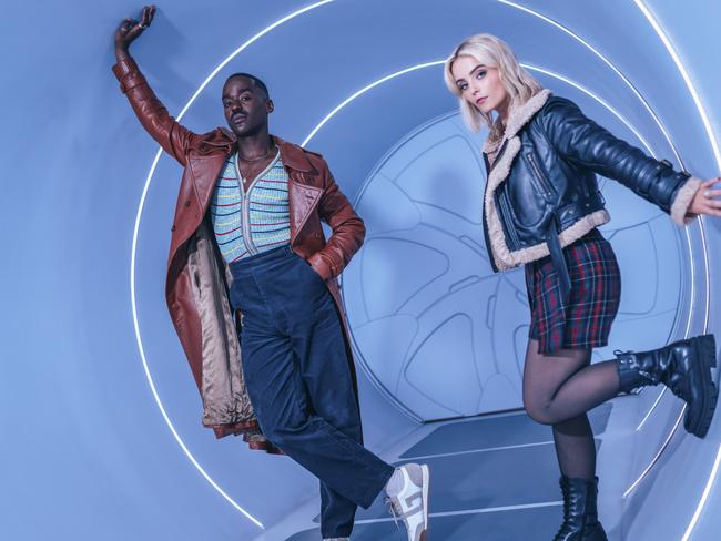 The Doctor (Ncuti Gatwa) and Ruby Sunday (Millie Gibson) in the new season of Doctor Who. Picture: James Pardon/Bad Wolf/BBC Studios