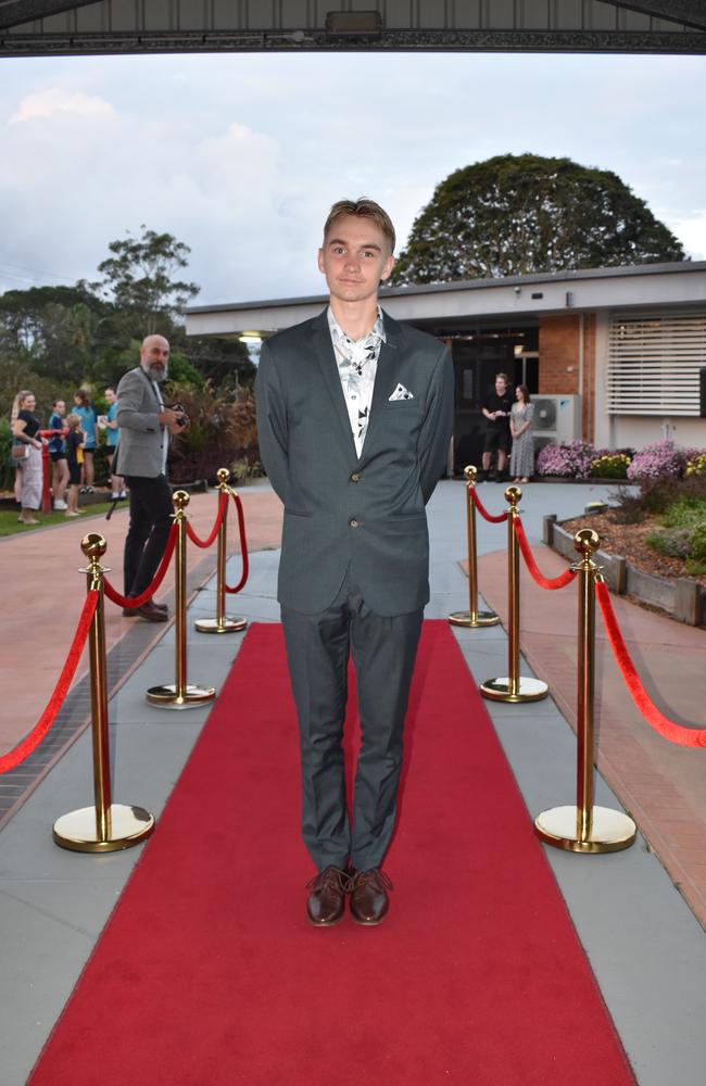 Students at Noosa District State High School formal