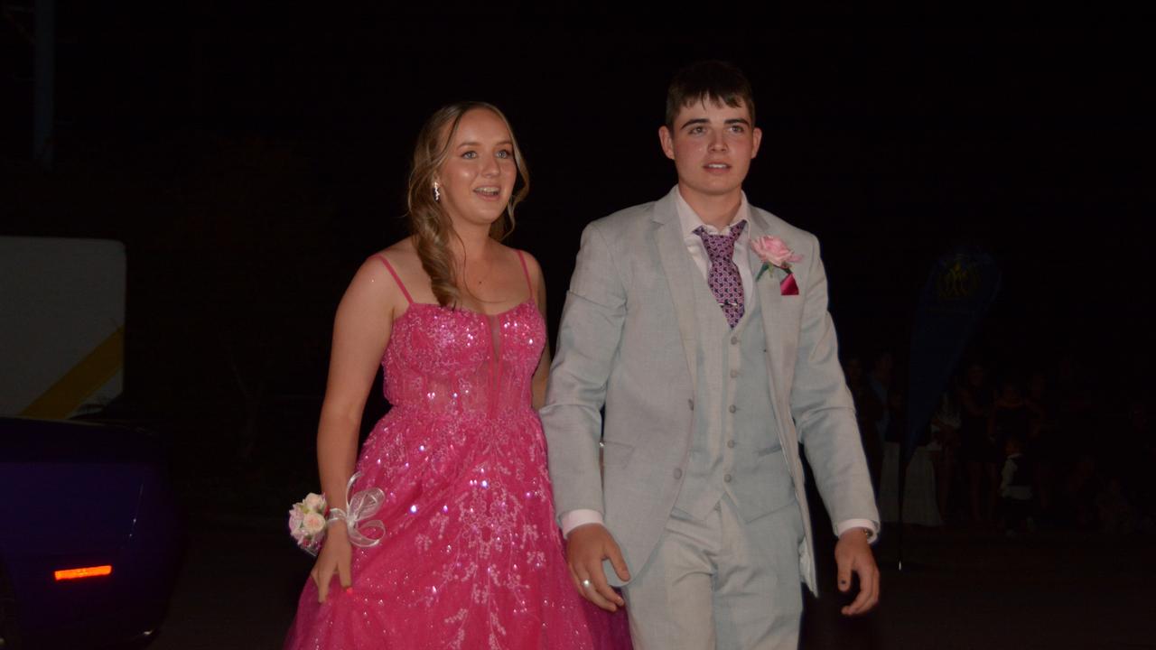 Roma State College formal 2024. Kaydie Winkel and Liam Perrin.