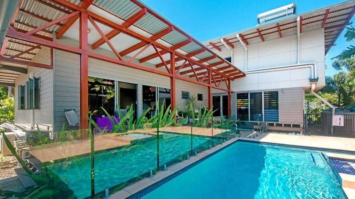 Eimeo Esplanade: A renowned architect has made this home feel like a resort. Picture: Ashley Pillhofer
