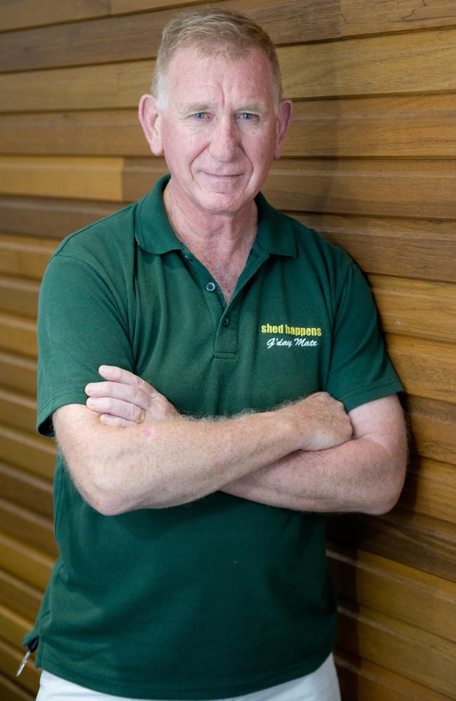 Men’s Shed: Frank Cowell runs a raw and honest group for men that helps ‘blokes’ to connect.