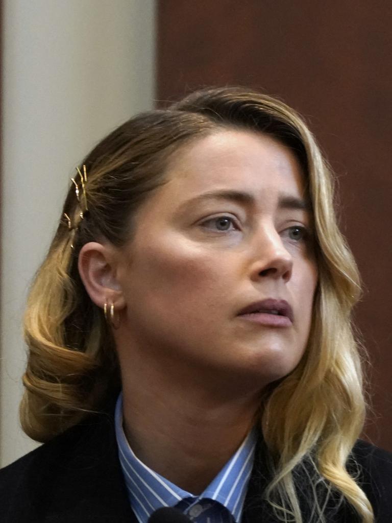 Heard has been accused of defaming her ex-husband. Picture: Elizabeth Frantz/Pool/AFP