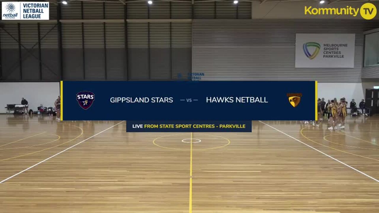 Replay: Gippsland Stars v Hawks Netball (Championship) – 2025 Victorian Netball League Round 10