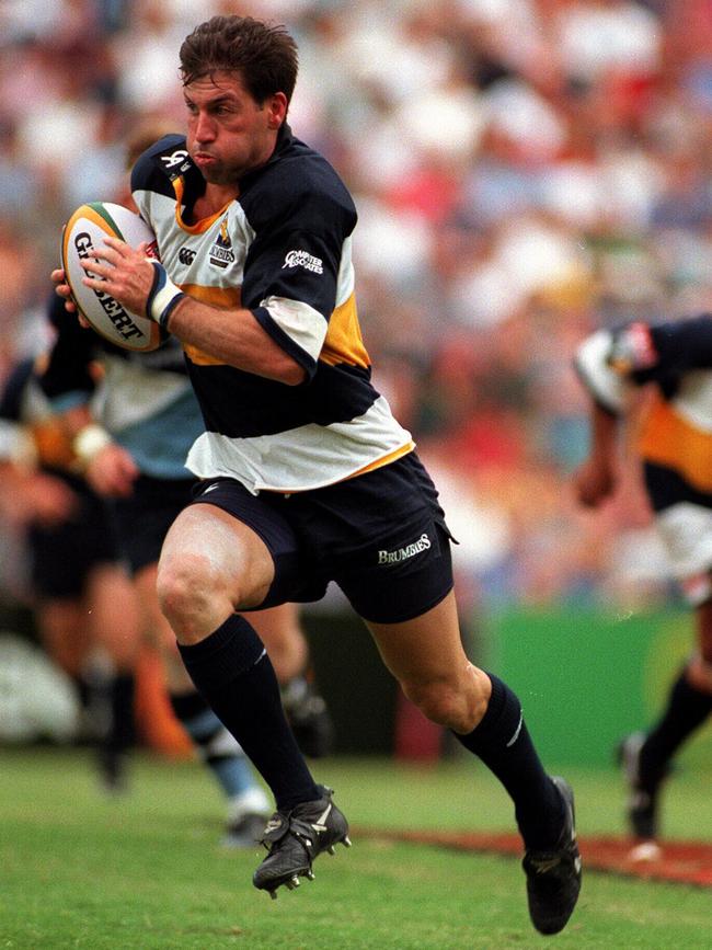 Mitch Hardy in action for the Brumbies.