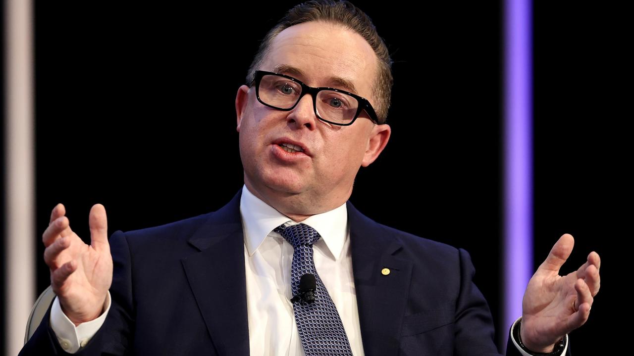 Prime Minister Anthony Albanese confirmed that the firmer Qantas chief executive Alan Joyce was one of the CEROS who hitched a ride on the VIP planes. Picture: Brendon Thorne/Bloomberg via Getty Images