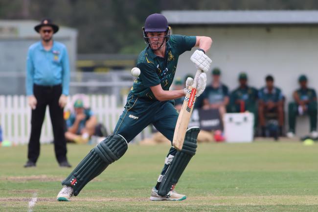 Hayden Hamilton was a batting machine for Wynnum Manly’s under-17s.