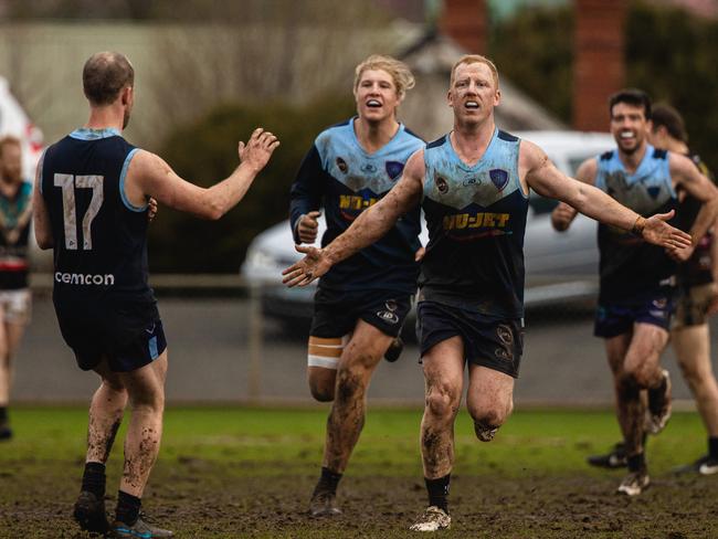 Josh Green will be an assistant coach at the Two Blues in 2023 alongside last year’s reserves coach Kaine Menzie. Picture: Linda Higginson