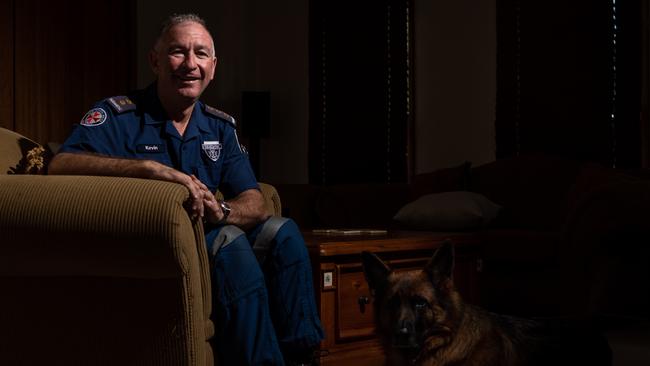 Paramedic Kevin McSweeney deals with ice-affected patients frequently. Picture: Monique Harmer