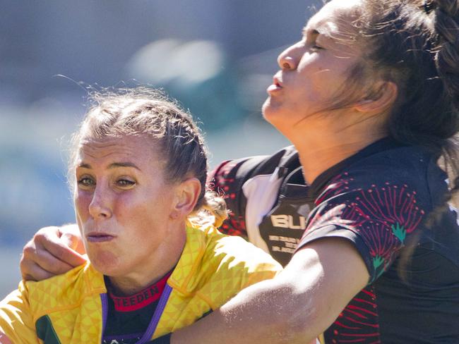 Jillaroo Samantha Bremner played a strong role for the Jillaroos on Sunday.