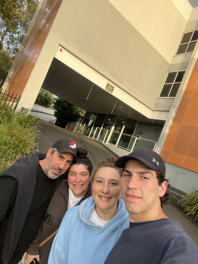 Frank, Jess, Sylvia and Connor Fopiani. Picture: Supplied