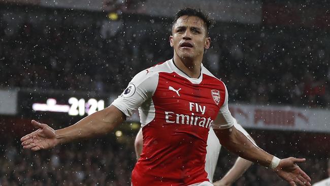 Arsenal's Chilean striker Alexis Sanchez.