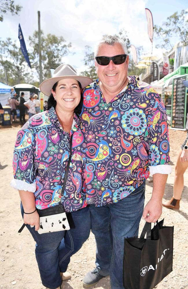 Jo and Sdrain Male at Gympie Music Muster. Picture: Patrick Woods.