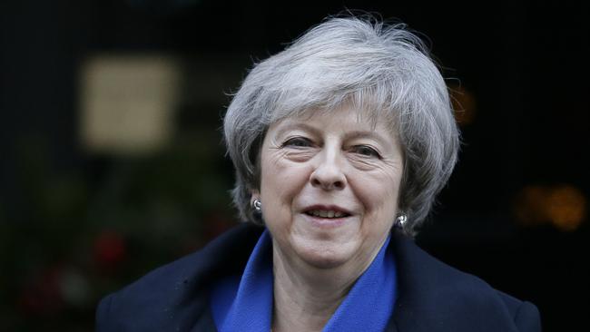 Britain's Prime Minister Theresa May leaves 10 Downing Street.