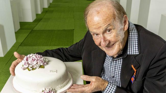 Cake decorator Malcolm Pratt from Clontarf at the Ekka. Picture: Richard Walker