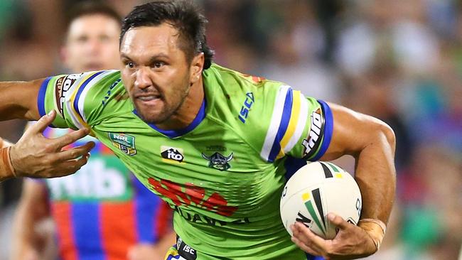 Jordan Rapana and the Raiders tackle the Bulldogs in Round 5.