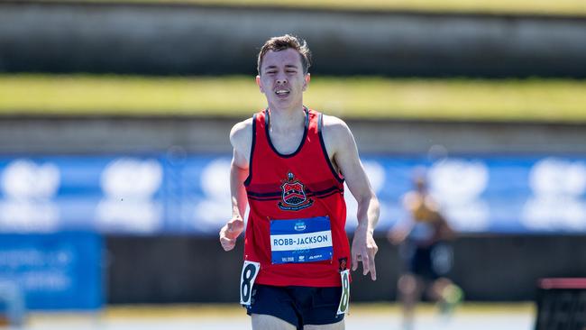 Boys 800m 15-16 AMB Para racer Robb-Jackson from Barker College Hornsby Picture: Julian Andrews