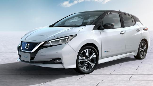 The 2018 Nissan Leaf can discharge its battery to help power a home in peak-cost periods.