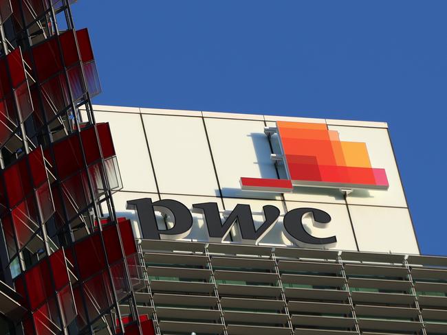 SYDNEY, AUSTRALIA - NewsWire Photos JUNE 20, 2023: PWC, Price Water House Coopers signage on a building in  BarangarooPicture: NCA NewsWire / Damian Shaw