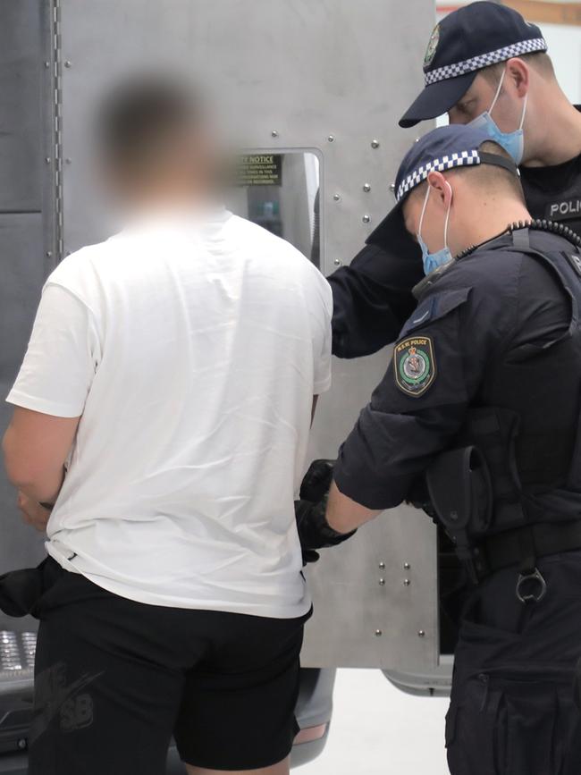 Ibrahem Hamze being extradited from Queensland in January. Picture: NSW Police