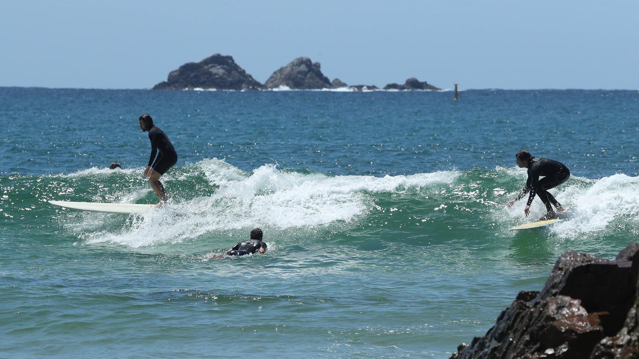 Two men have drowned in separate incidents, including one at Suffolk Park Beach. Picture: Scott Fletcher