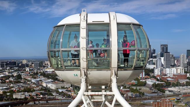 The Melbourne Star Observation Wheel has collapsed into insolvency. Picture: Alex Coppel