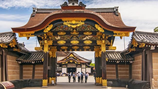 The main gate to Ninomaru Palace at Nijo Castle in Kyoto, Japan. Picture: iStock