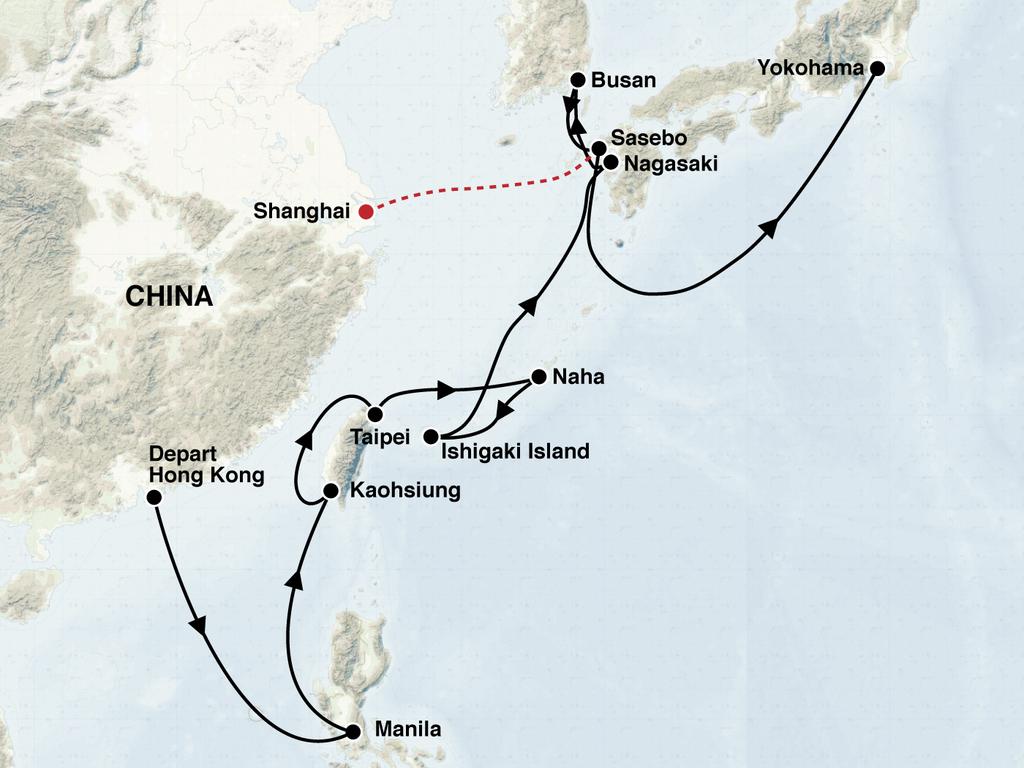 The Westerdam was intended to end its journey in Shanghai but shifted plans to Yokohama (Tokyo) amid coronavirus fears.