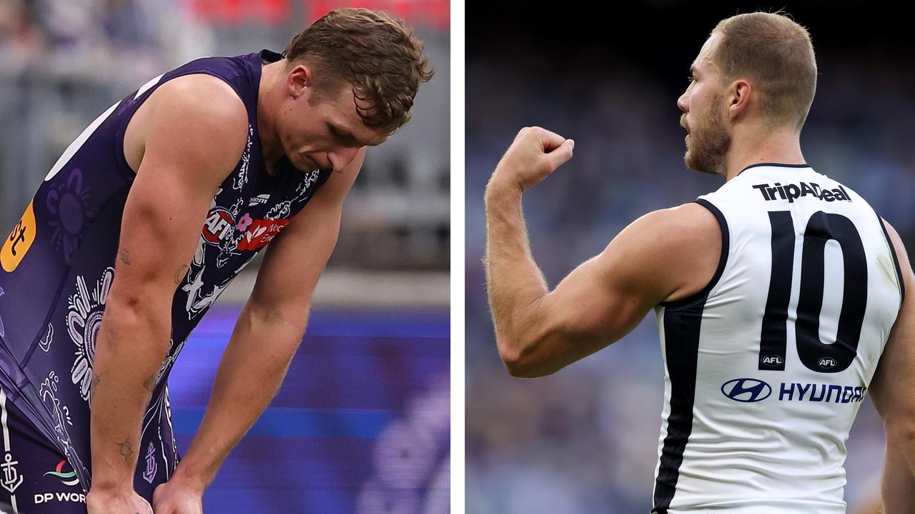 Carlton has blown by the Dockers at Optus Stadium.