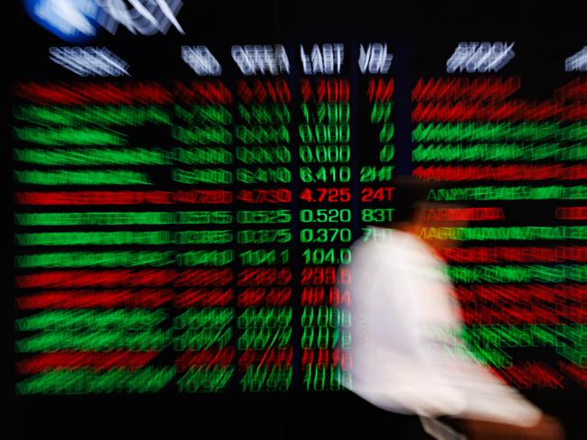 SYDNEY, AUSTRALIA - NewsWire Photos, October 29 2024. GENERIC. Stocks. Finance. Economy. Stock price ticker of the Australian Stock Exchange, ASX, at their offices on Bridge Street. Picture: NewsWire / Max Mason-Hubers