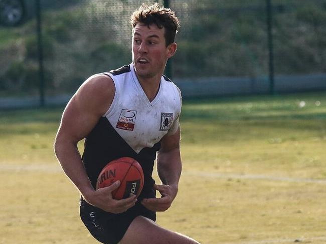 Mitch Farmer in action for Ringwood. Picture: Davis Harrigan