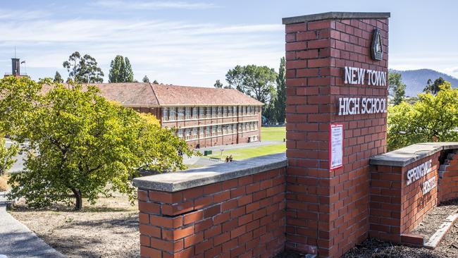 New Town High Schoolis one of the schools being considered to help accommodate extra high school students across Hobart. Picture: EDDIE SAFARIK