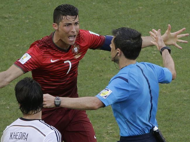 Portugal's Cristiano Ronaldo was already having a lousy day before bogeyman Loew struck.