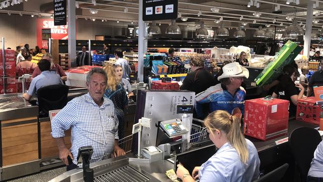 The opening of South Rockhampton's ALDI store