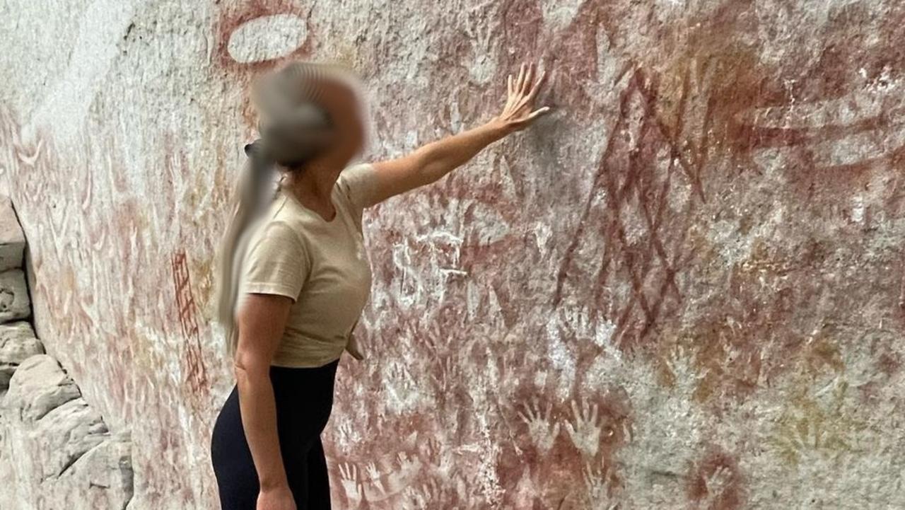 Queensland Parks and Wildlife Services rangers have issued dozens of fines to people who have entered restricted access areas at Carnarvon Gorge National Park to take photos and touch indigenous rock art.