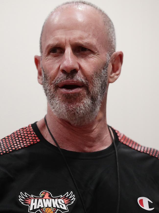 Brian Goorjian has returned to the NBL this season as coach of The Hawks. Picture: Getty Images