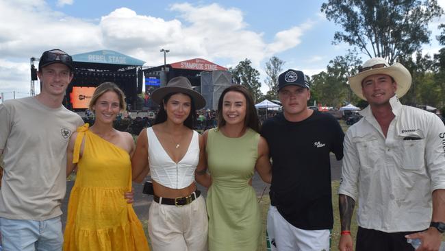 Jamie Townley, Shataya King, Darcy Clarke, Erika Butcher and Taneshq Pearce at CMC Rocks 2024. Picture: Aaron Goodwin