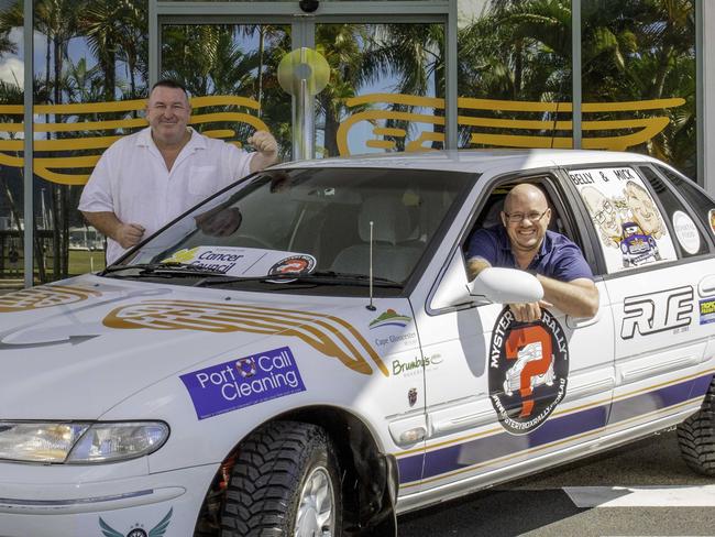 Driving in honour of their friend Mark Alexander, Mick and Andrew will be driving their 1997 Fairlane.