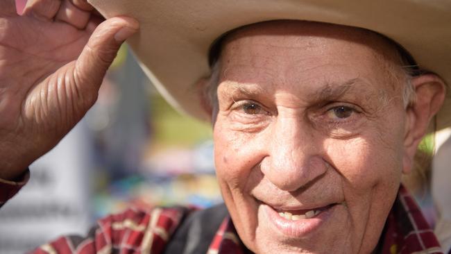 A smile from Johnny Marshall at the NAIDOC family fun day.