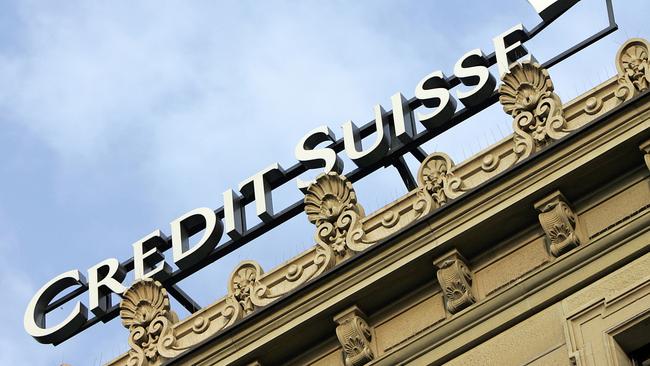 Credit Suisse is making changes in its Australian leadership team. Picture: AFP