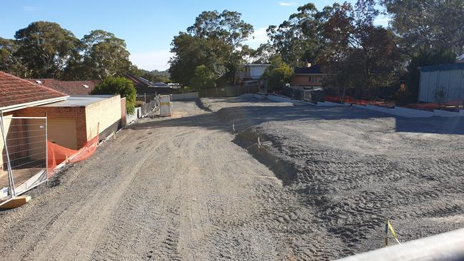 Developer and real estate agent Tamir Dunning will build nine two-storey 150 sqm townhouses on this block at Addison Ave, Athelstone. It was previously occupied by a rundown single storey house. Picture: Renato Castello